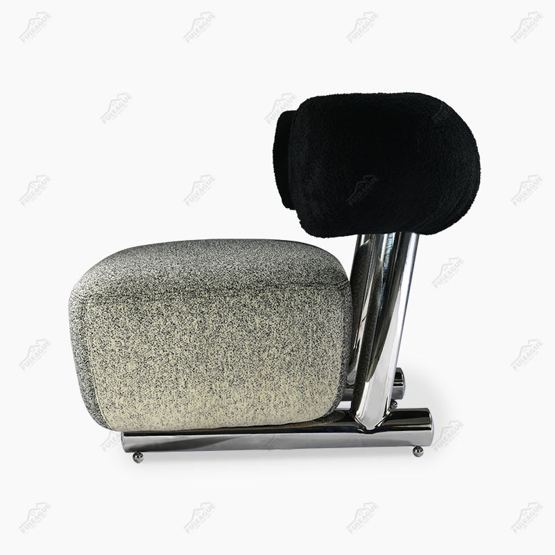 Pipe Armchair Replica by Sebastian Herkner in Fabric FA339-F