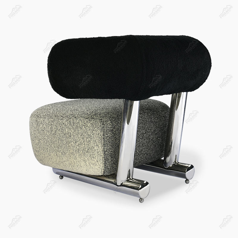 Pipe Armchair Replica by Sebastian Herkner in Fabric FA339-F