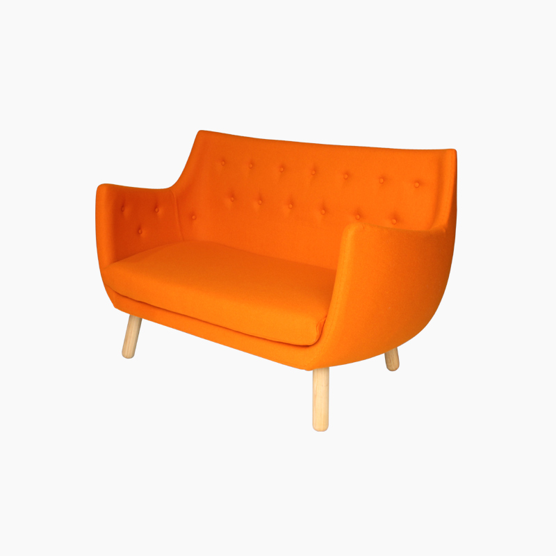 Poet Sofa Replica Small 2 Seater Fabric Sofa FA061-2S-F