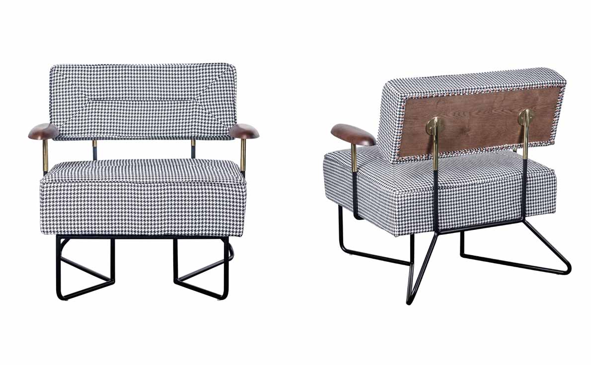 Fuleague armrest dining chair factory FA242-F