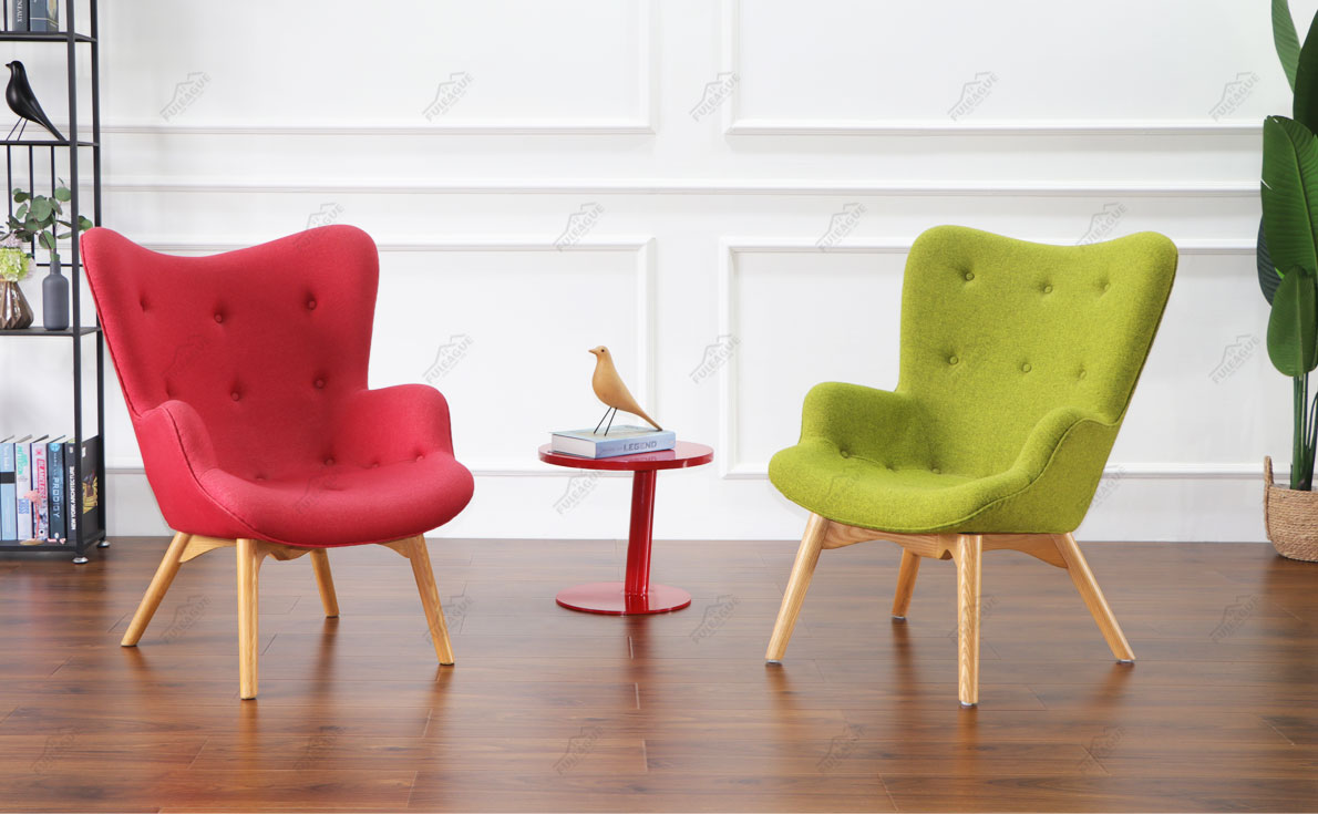 Fuleague grant featherston contour lounge chair & ottoman FA072-CM