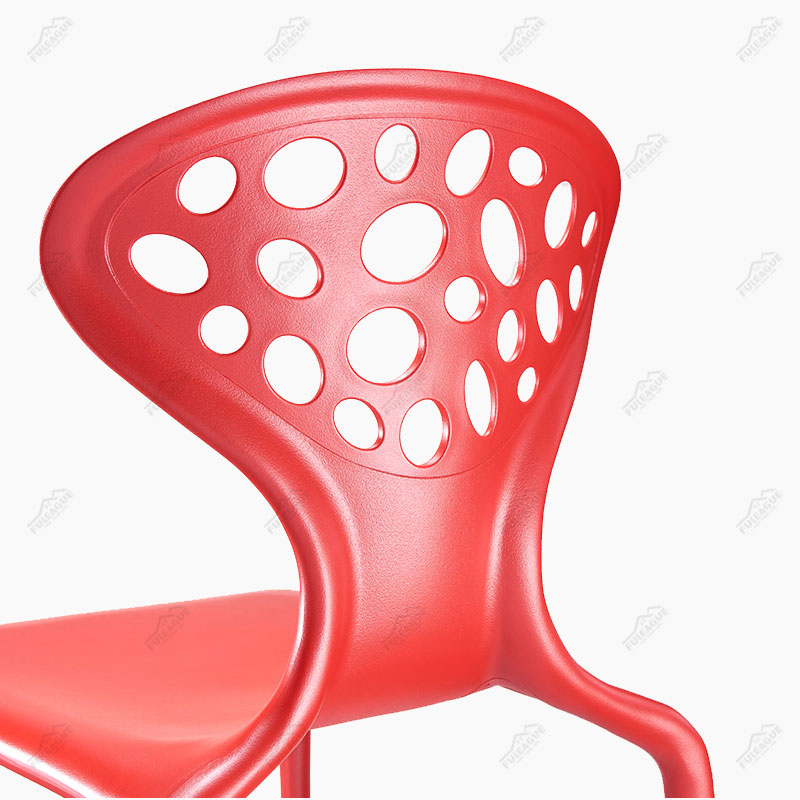 Ross Lovegrove Supernatural Chair Replica, Plastic Modern Outdoor Chairs FXD006 (Set of 4)