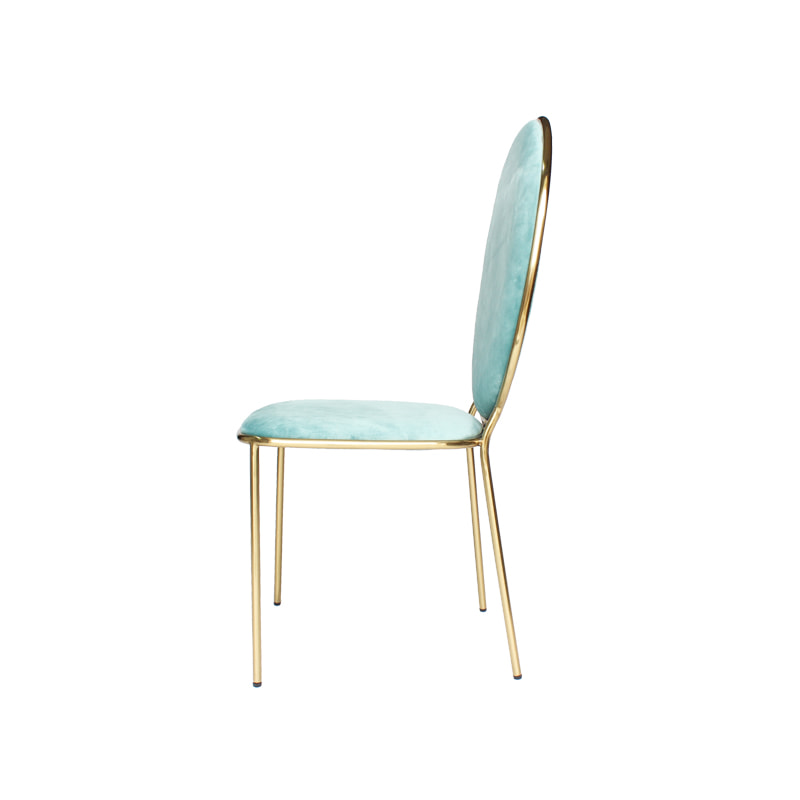 Stay Dining Chair Replica, Metal and Fabric Dining Chairs FA176