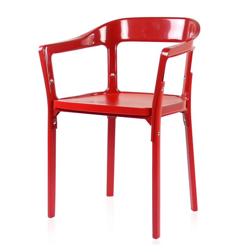 Steelwood Chair Replica with armrests FXD009