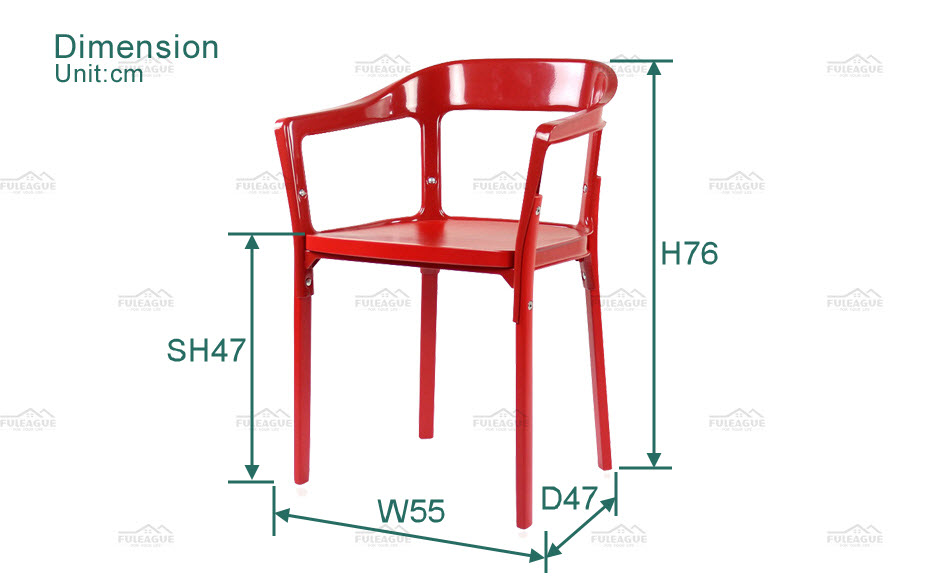 Fuleague steelwood armchair of high quality online shopping