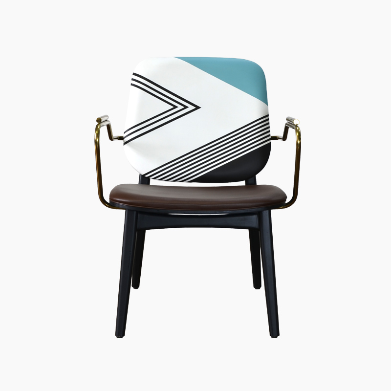 Thea Armchair Replica in Faux PU Leather FA238