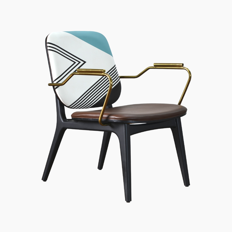 Thea Armchair Replica in Faux PU Leather FA238