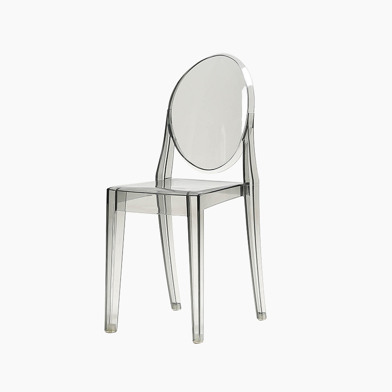 transparent ghost chair withour arms