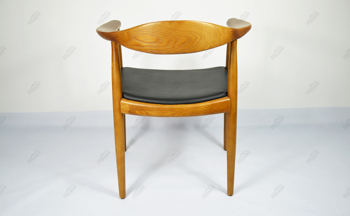 Fuleague dining chairs wood and leather of high quality online shopping