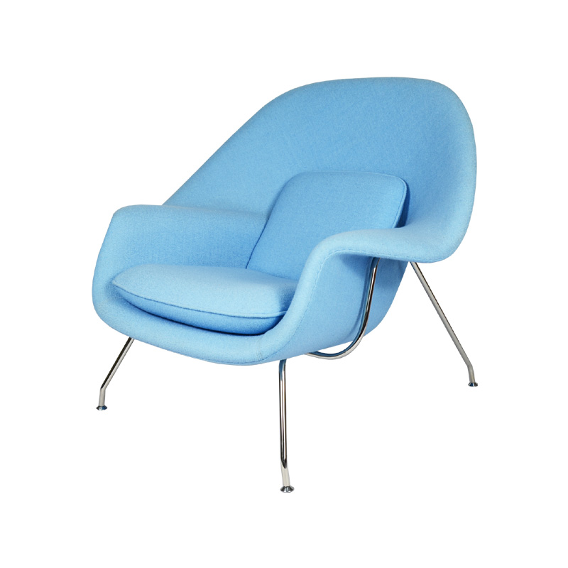 Womb Chair And Ottoman Replica in Fabric FA040-F