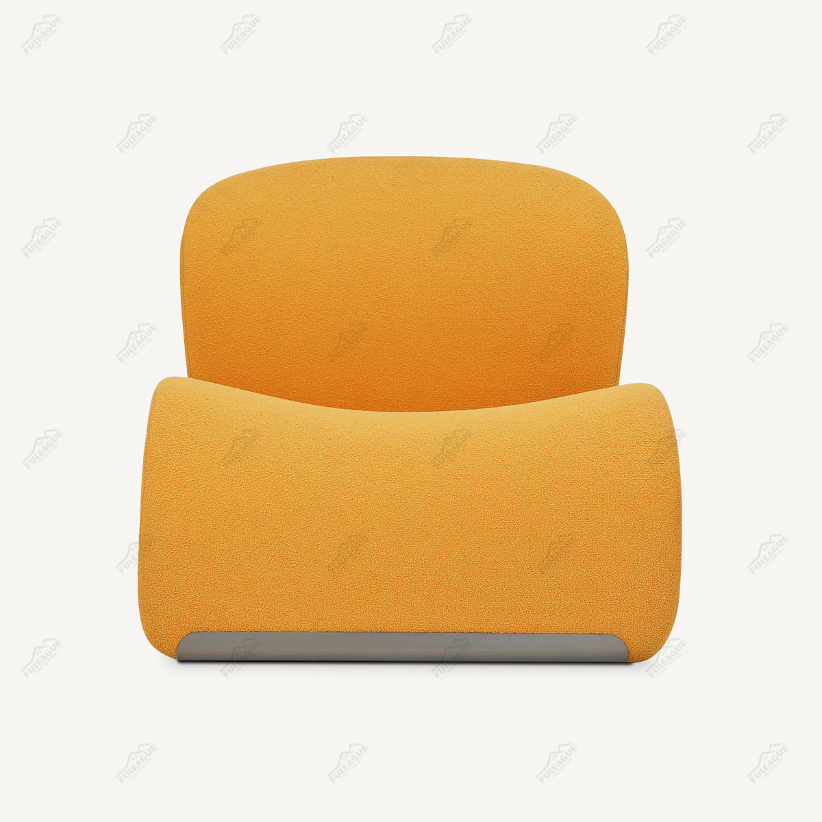 Armless Easy Chair In Fabric FA377-F