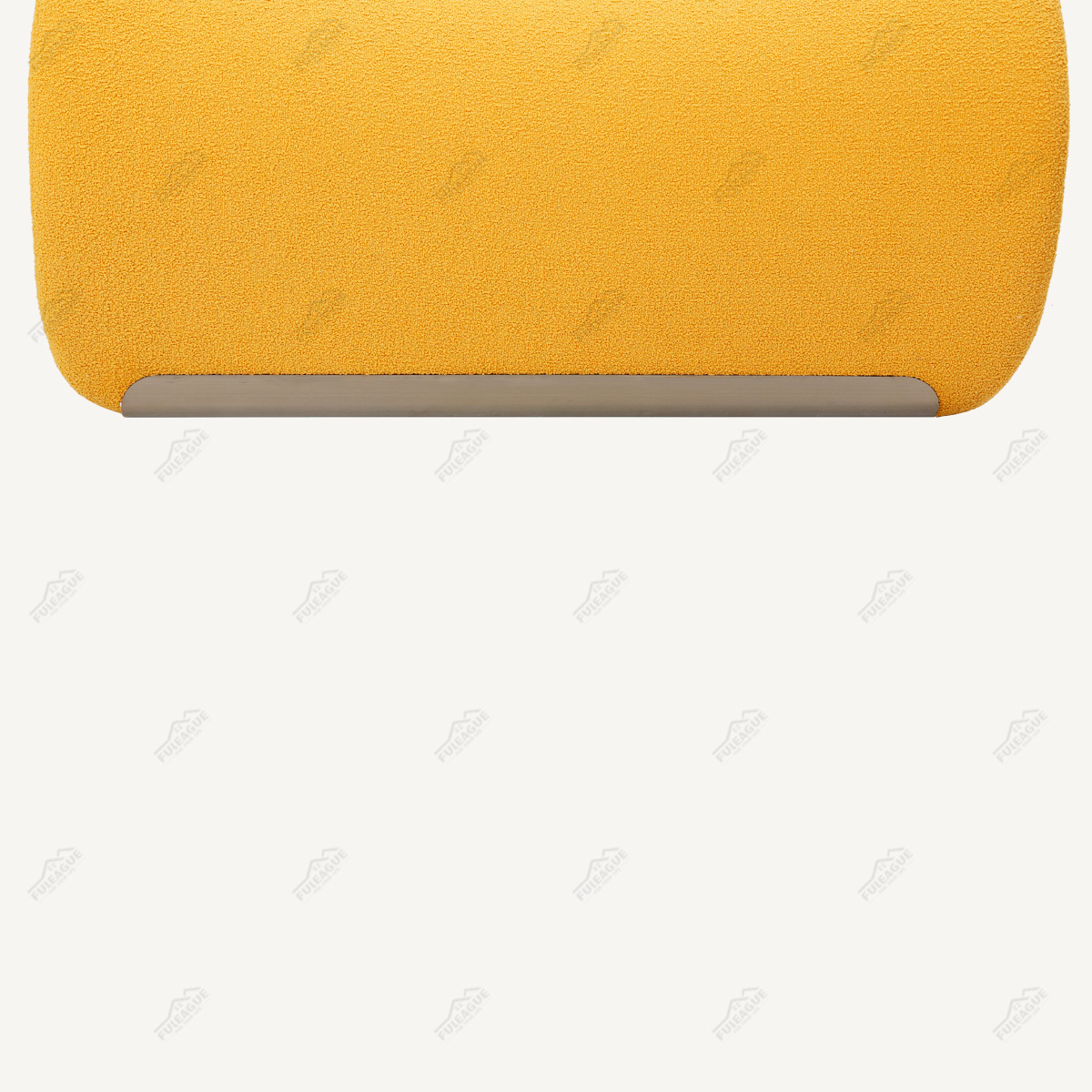 Armless Easy Chair In Fabric FA377-F