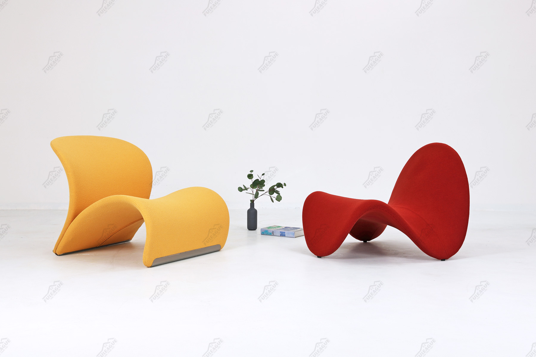 Fuleague armless lounge chair FA376-F