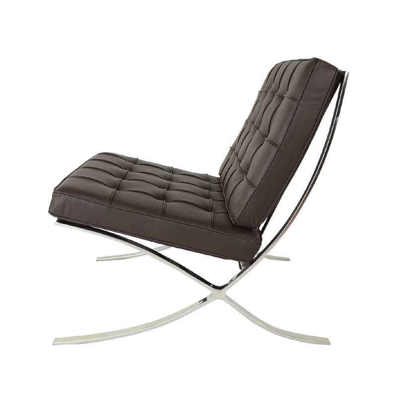 Barcelona Chair Replica in Genuine Top Grain Leather FA011-1S-ITL