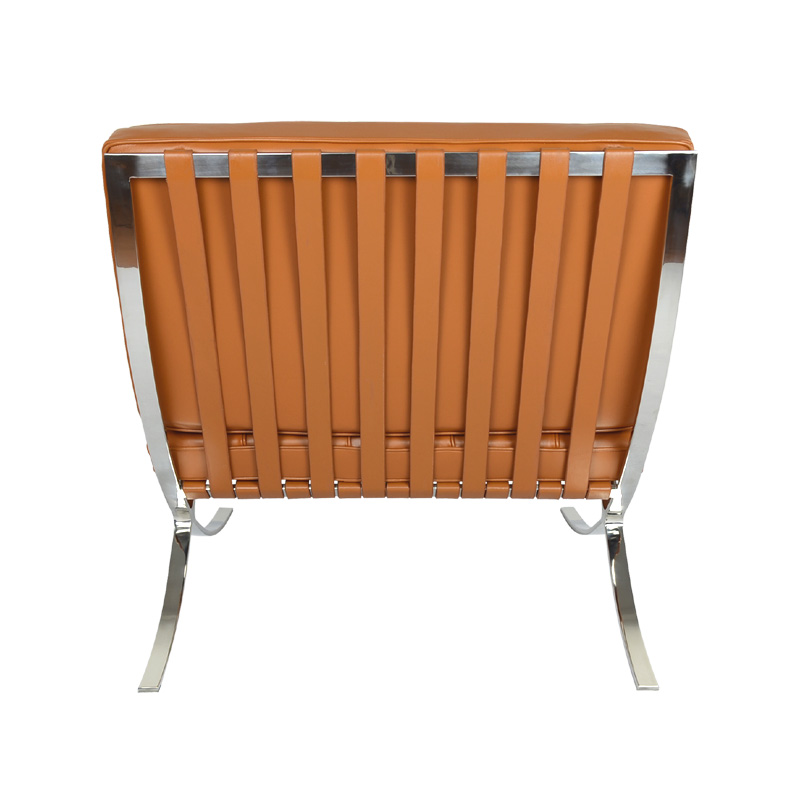 Barcelona Chair Replica in Full Aniline Grain Leather FA011-1S-ANL