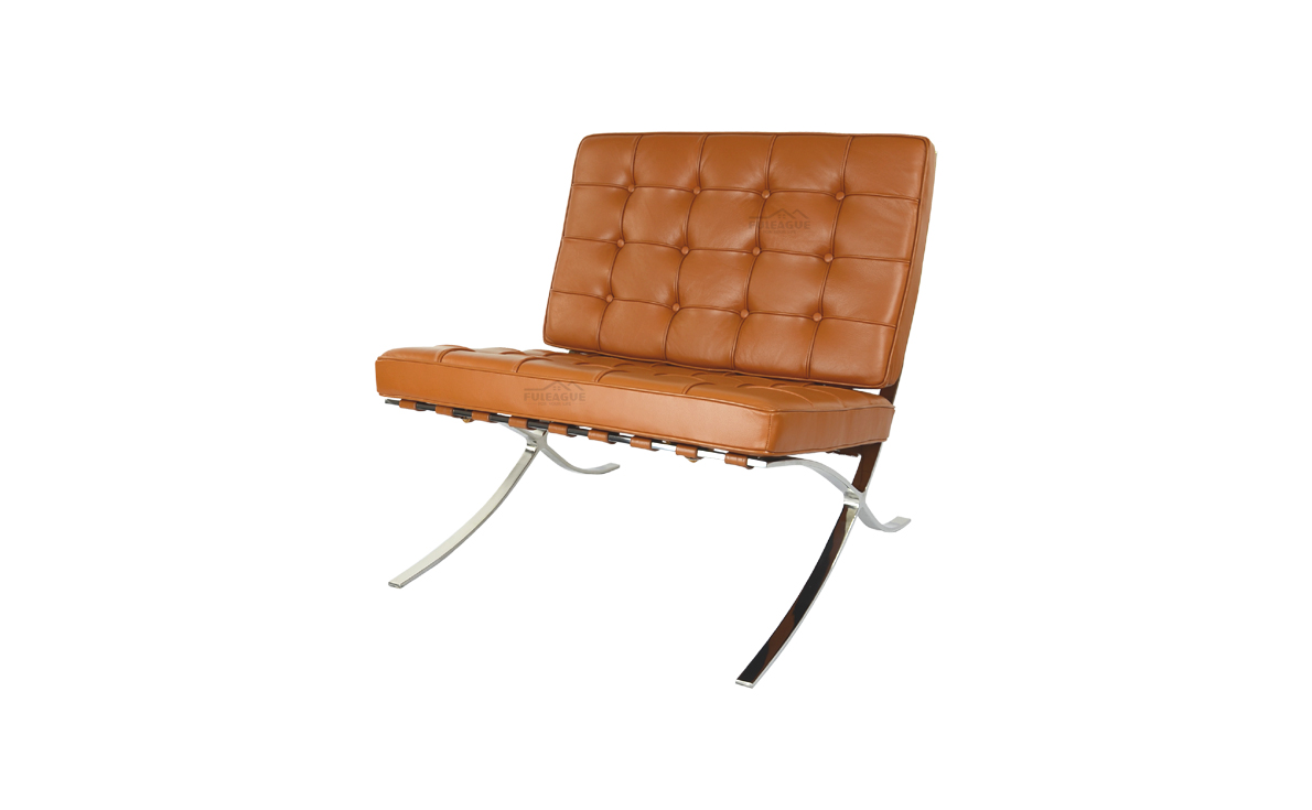 Fuleague barcelona chair replica leder FA011-1S-ANL