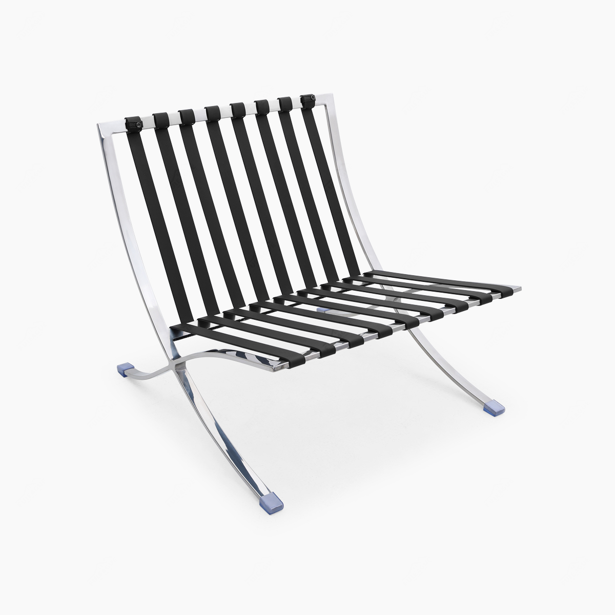 Barcelona Chair Replica in Genuine Top Grain Leather FA011-1S-ITL