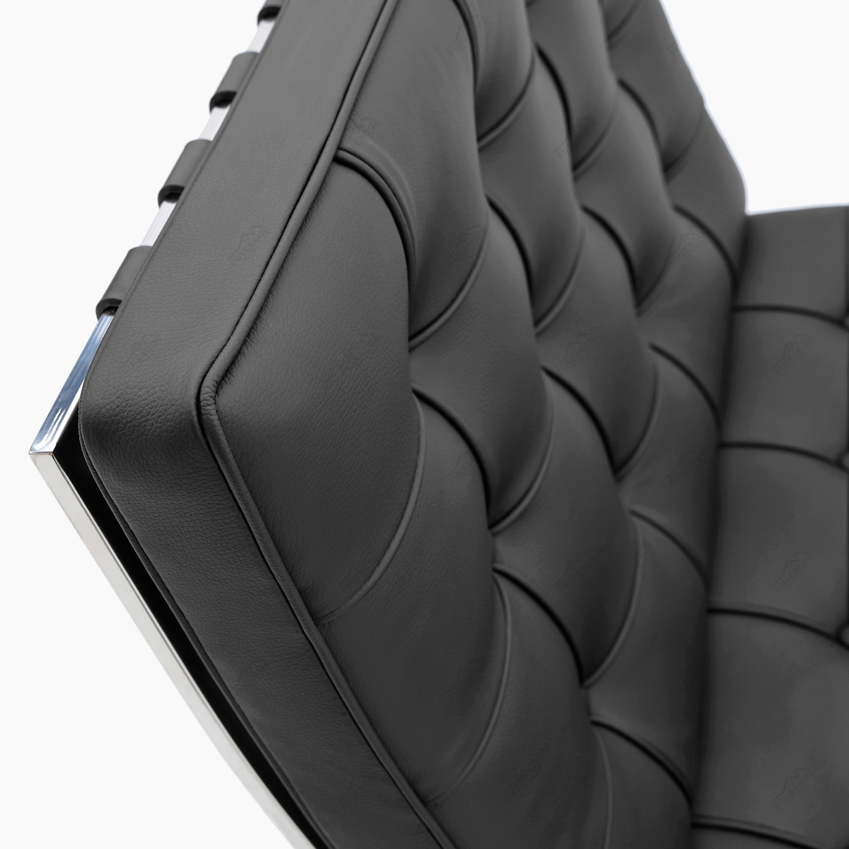 Barcelona Chair Replica in Genuine Top Grain Leather FA011-1S-ITL