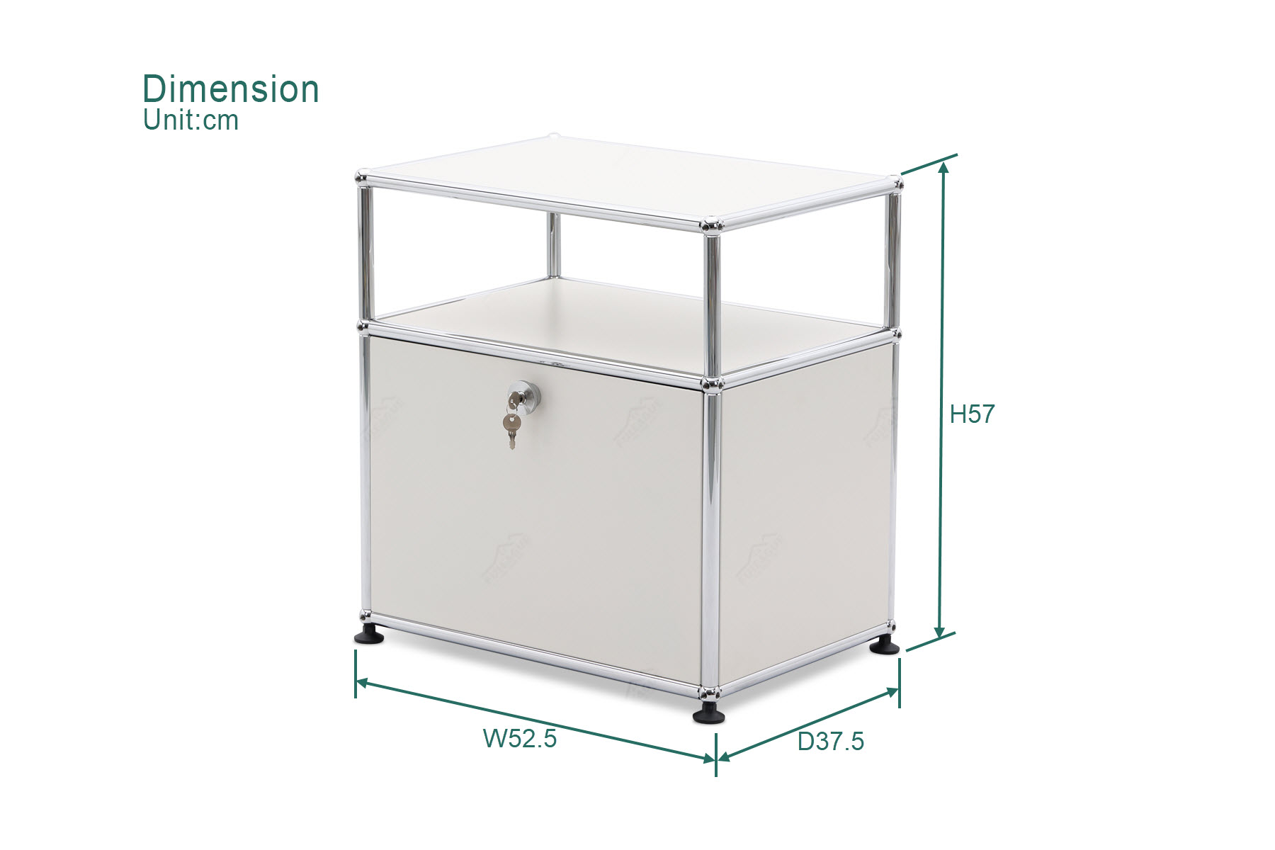 Fuleague bedroom bedside table dimension FT083