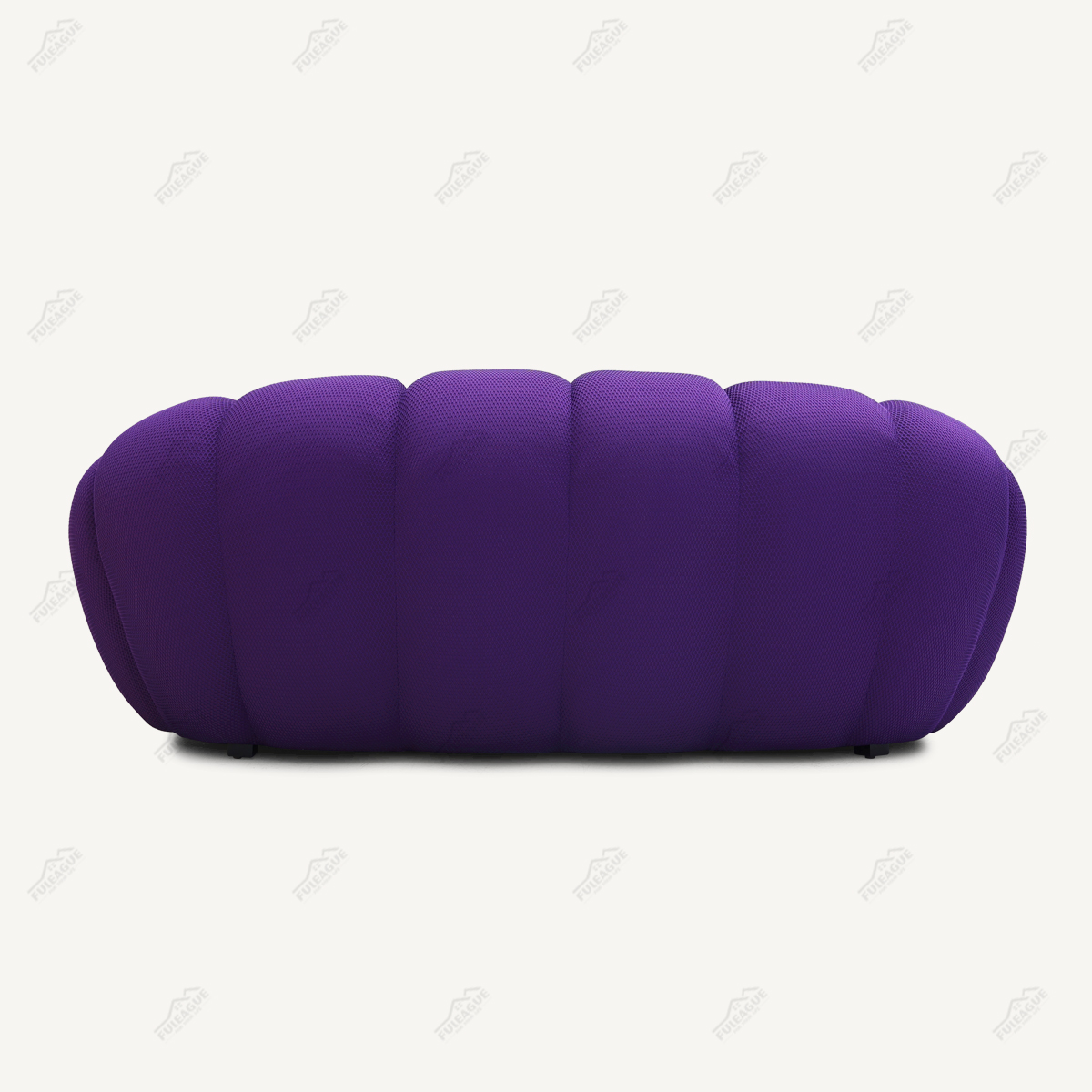 Bubble Curved 2.5-Seat Sofa Replica in Fabric FA346-2.5S-F