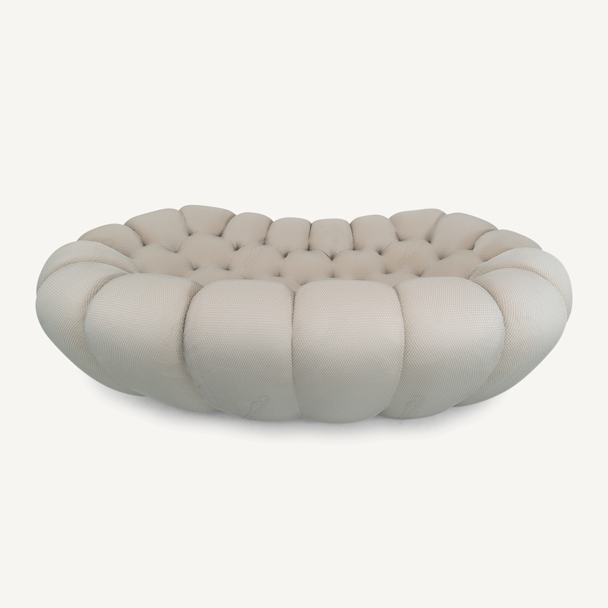 Bubble Curved 2.5-Seat Sofa Replica in Fabric FA346-2.5S-F