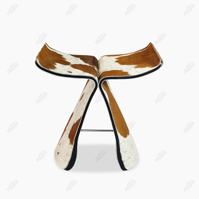 Butterfly Stool Replica by Sori Yanagi FA091-Cow skin