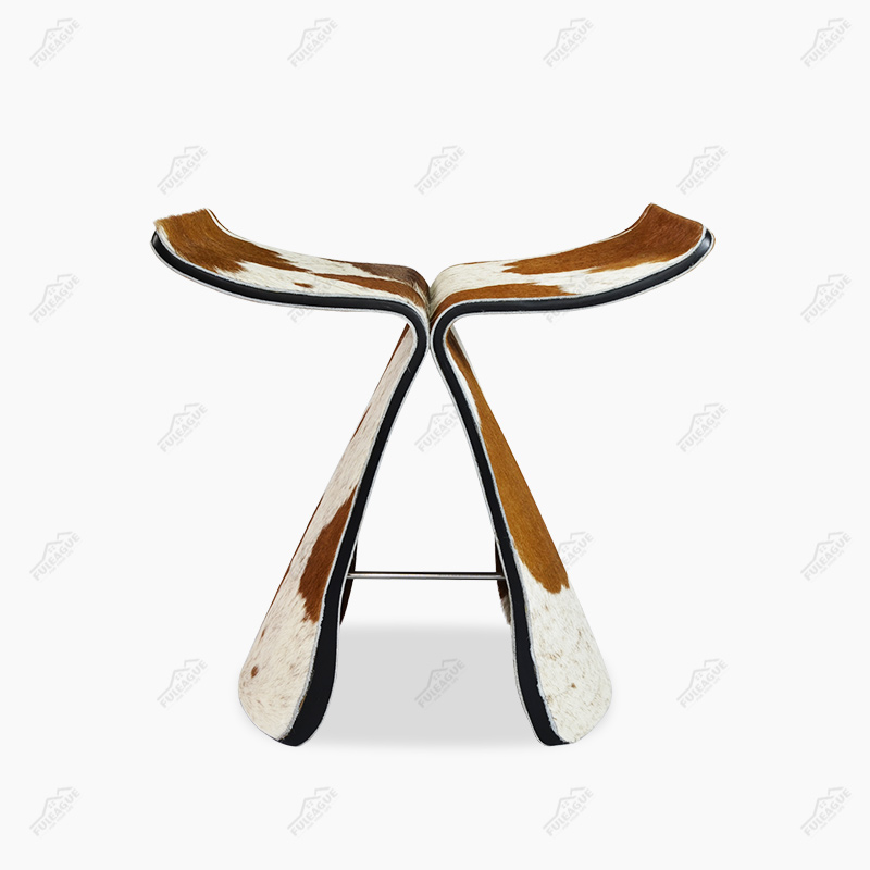 Butterfly Stool Replica by Sori Yanagi FA091-Cow skin