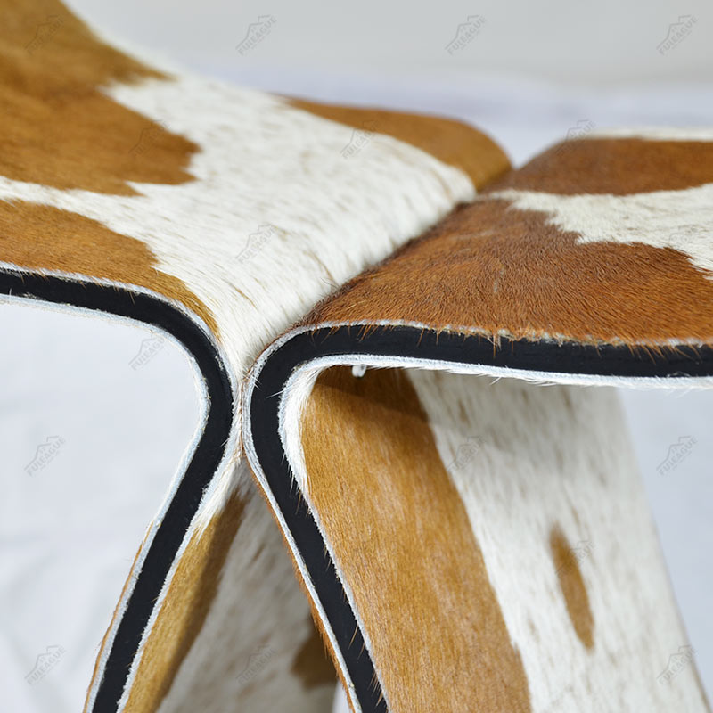 Butterfly Stool Replica by Sori Yanagi FA091-Cow skin