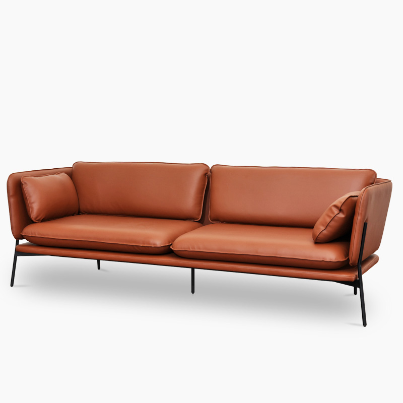 Cloud 2 Seater Sofa in Full Aniline Grain Leather FA208-2S-ANL