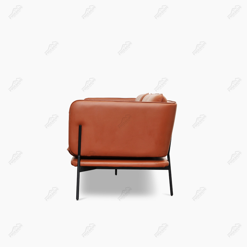 Cloud 2 Seater Sofa in Full Aniline Grain Leather FA208-2S-ANL