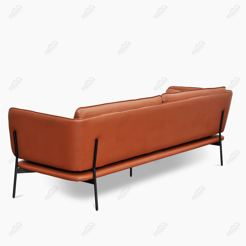 Cloud 2 Seater Sofa in Full Aniline Grain Leather FA208-2S-ANL