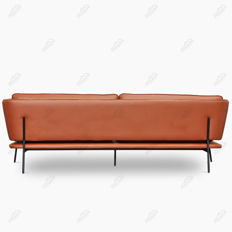 Cloud 2 Seater Sofa in Full Aniline Grain Leather FA208-2S-ANL