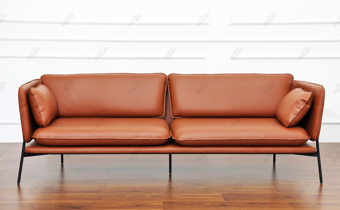 Fuleague modern leather sofa FA208-2S-ANL