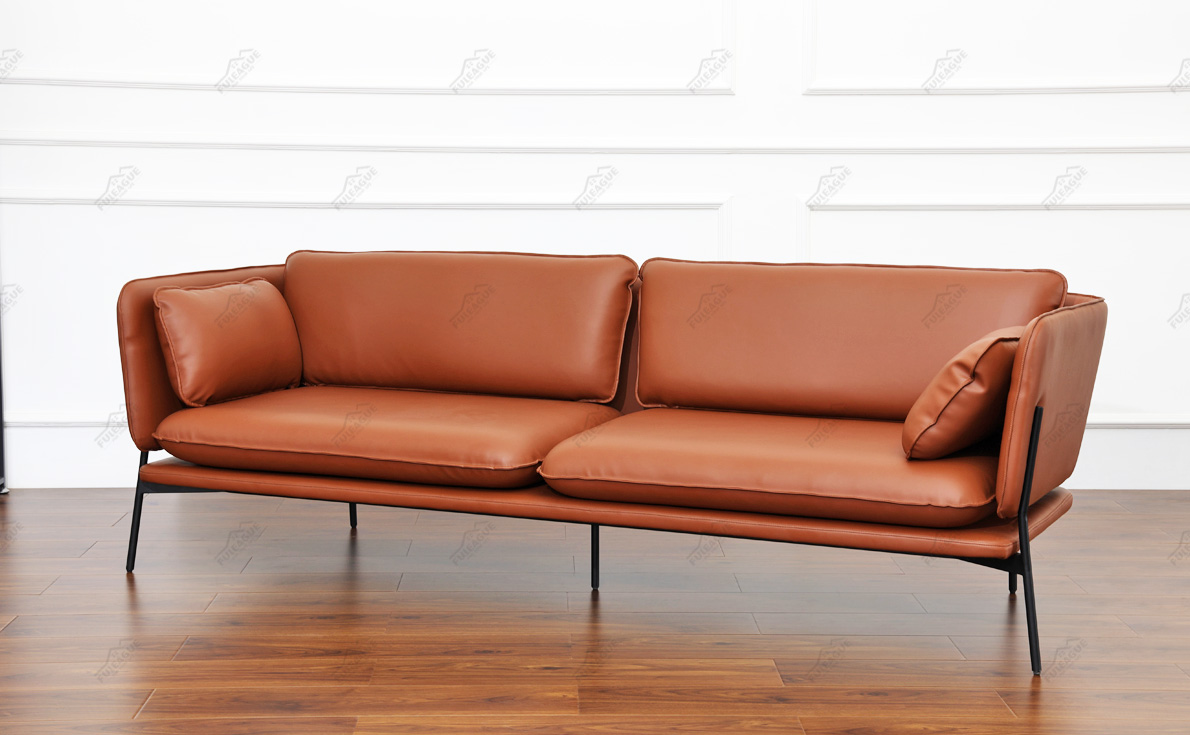 Fuleague 2 seater leather sofa for sale FA208-2S-ANL