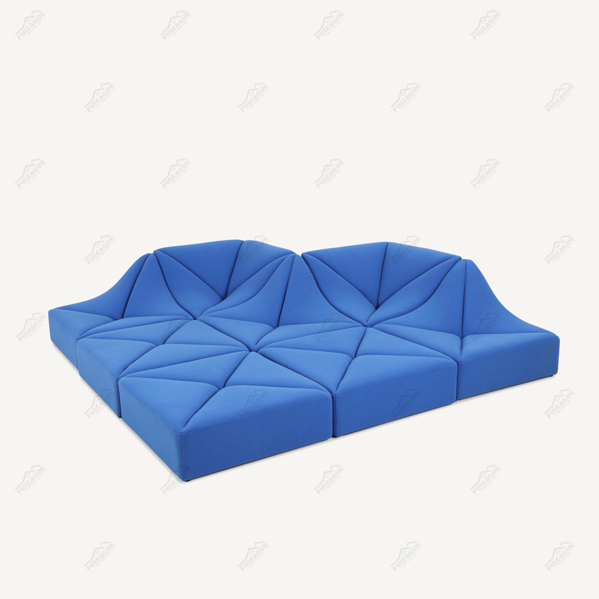 Comfortable Modular Sofa 8 Pieces Sectional Sofa In Fabric FA399-8PCS-A