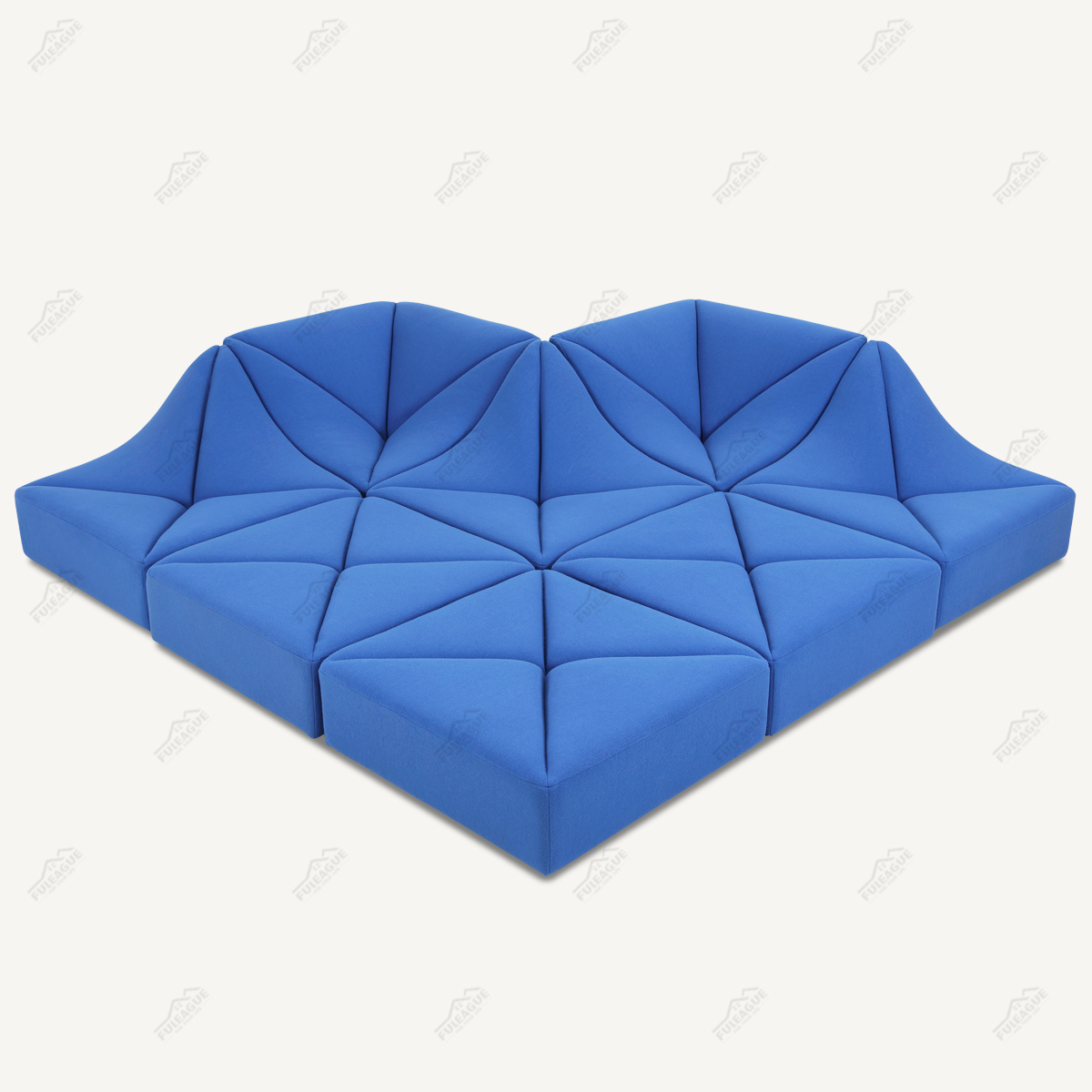 Comfortable Modular Sofa 8 Pieces Sectional Sofa In Fabric FA399-8PCS-A