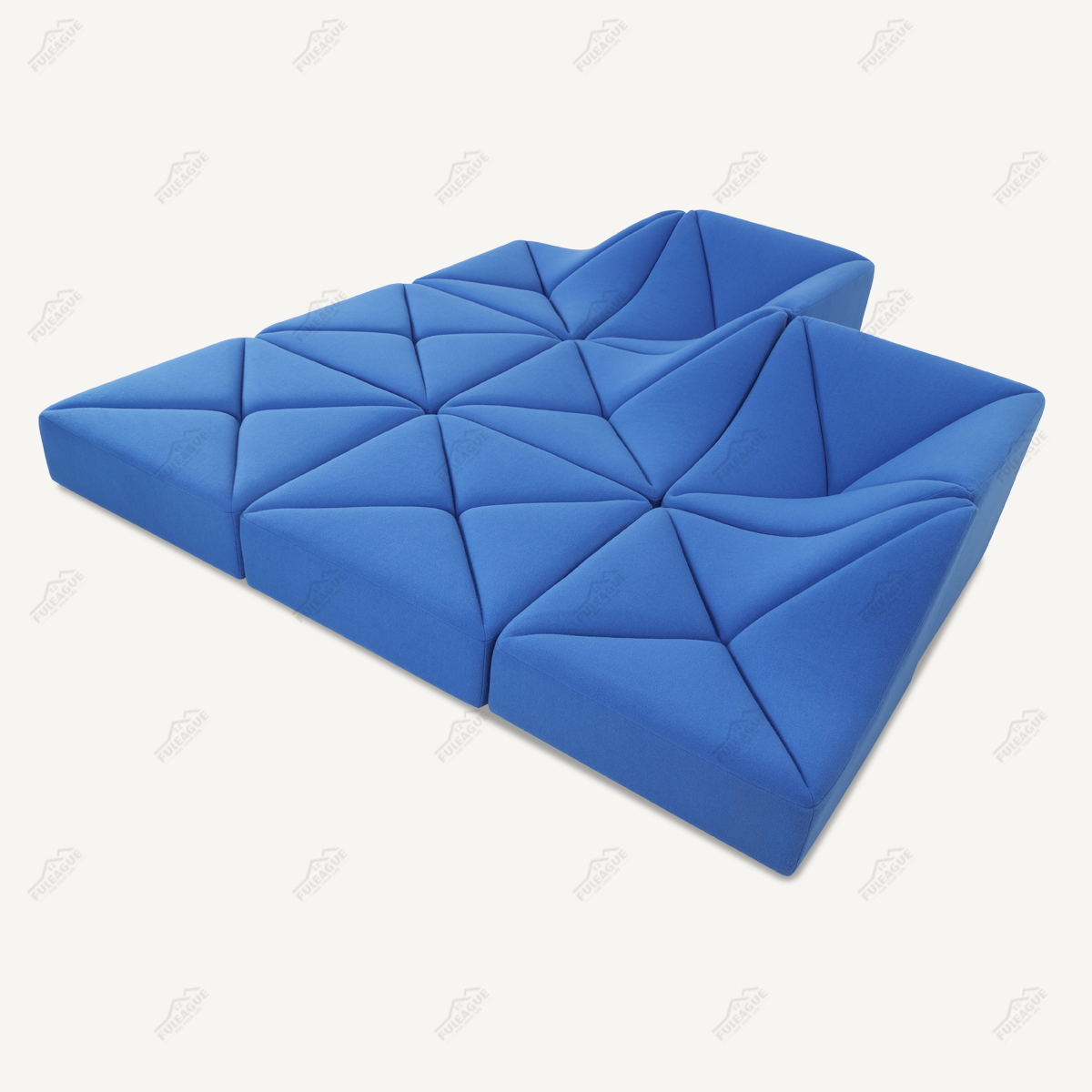 Comfortable Modular Sofa 8 Pieces Sectional Sofa In Fabric FA399-8PCS-A