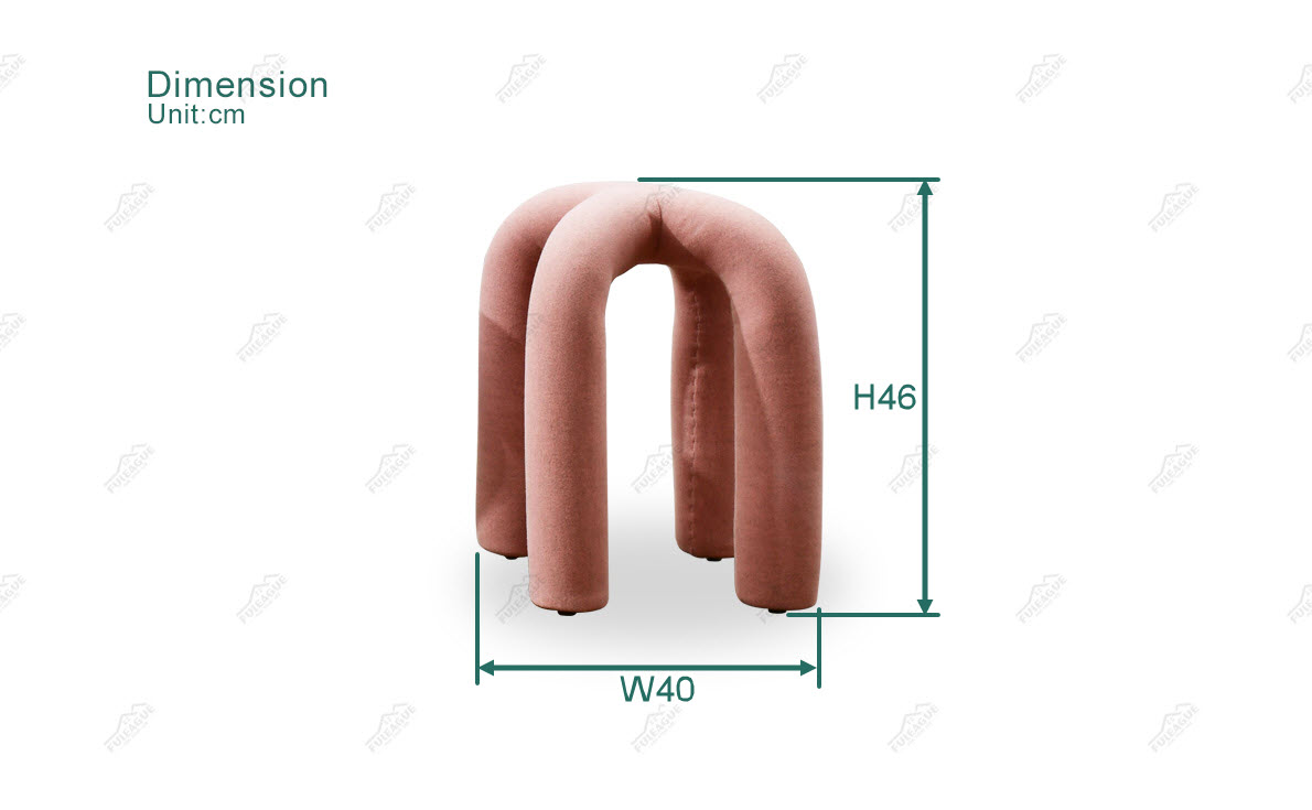 Fuleague stitch stool dimension