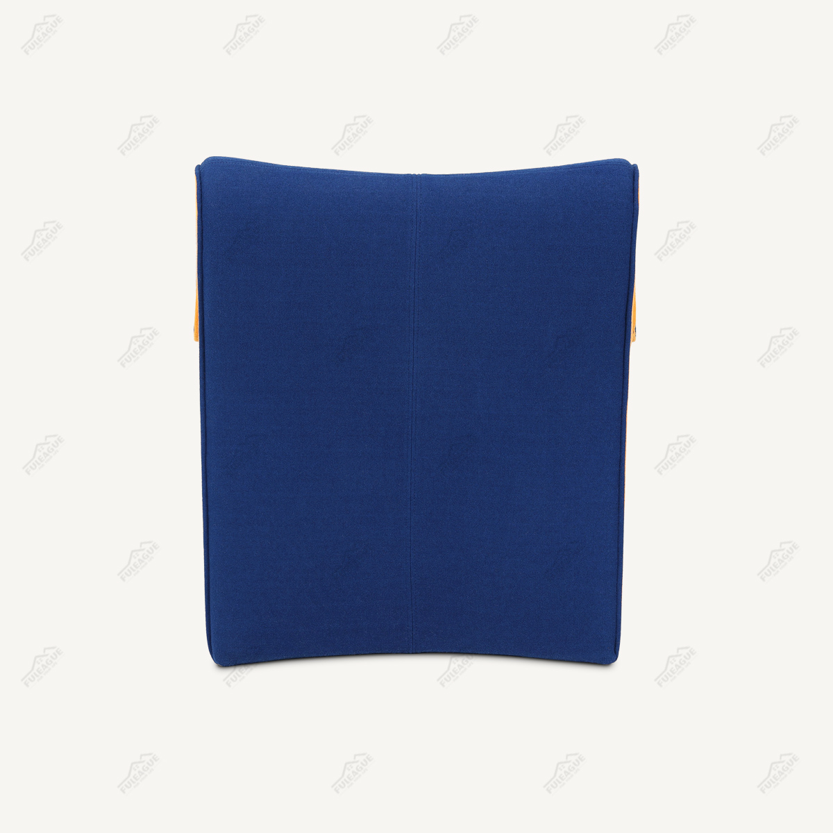 Curved Lounge Chair In Fabric FA379-F