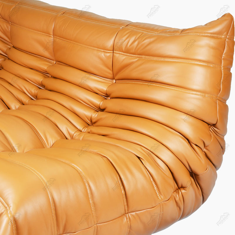 Ducaroy Couch Replica in Genuine Leather FA233-3S-L