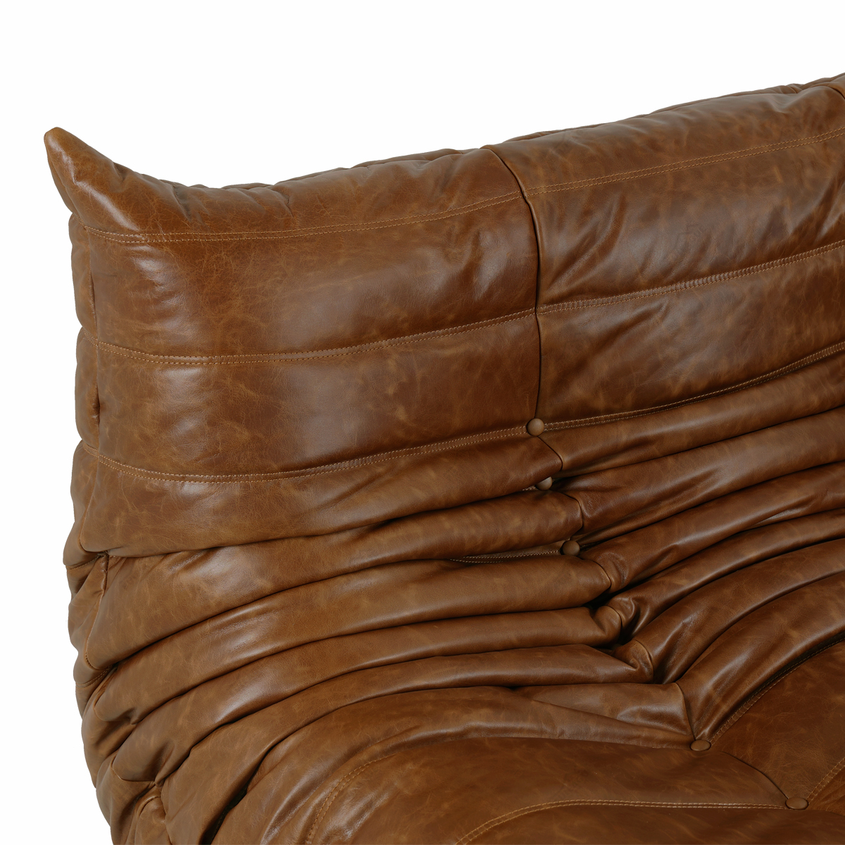 Ducaroy Couch Replica in Genuine Leather FA233-3S-L