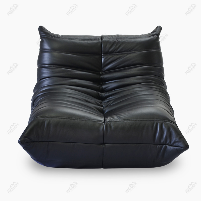 Ducaroy Fireside Chair Replica in Genuine Leather FA233-1S-L