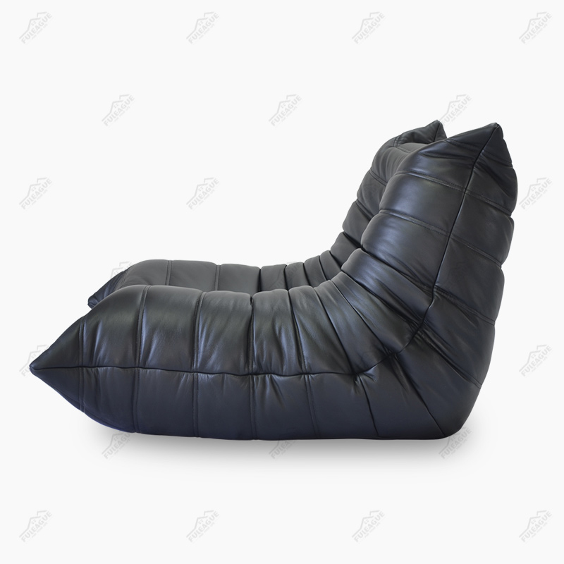 Ducaroy Fireside Chair Replica in Genuine Leather FA233-1S-L