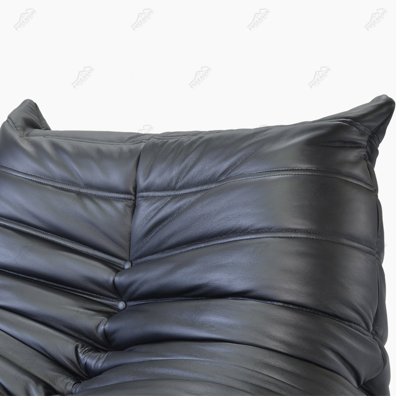 Ducaroy Fireside Chair Replica in Genuine Leather FA233-1S-L