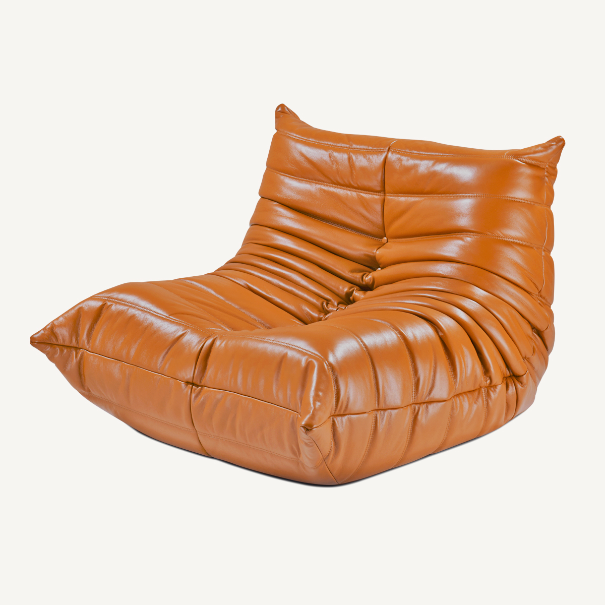 Ducaroy Fireside Chair Replica in Genuine Leather FA233-1S-L
