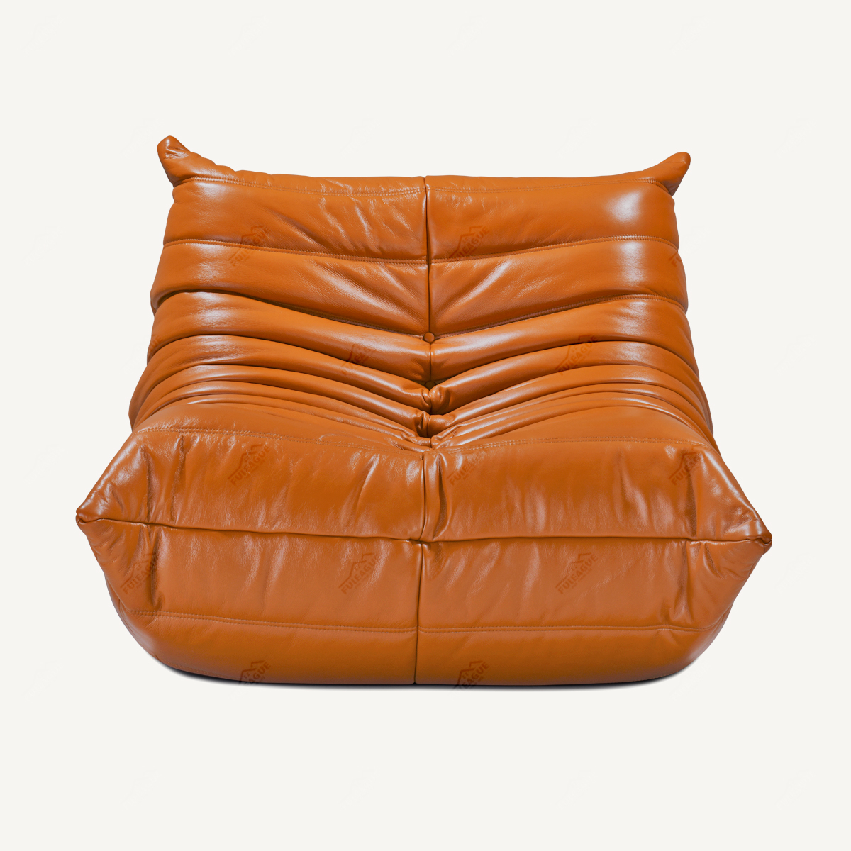 Ducaroy Fireside Chair Replica in Genuine Leather FA233-1S-L