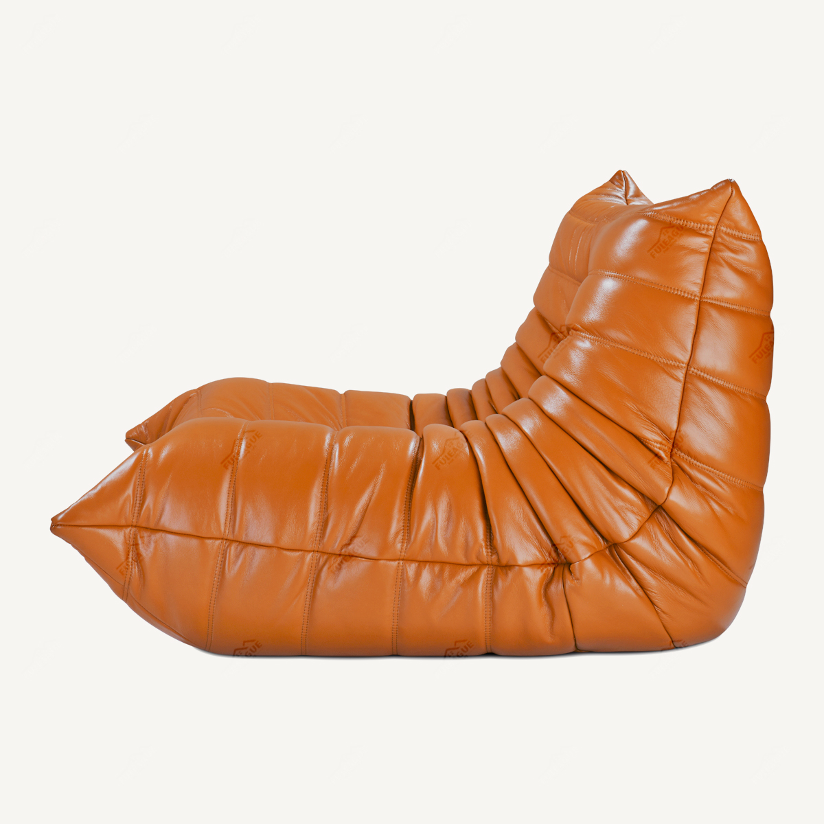 Ducaroy Fireside Chair Replica in Genuine Leather FA233-1S-L