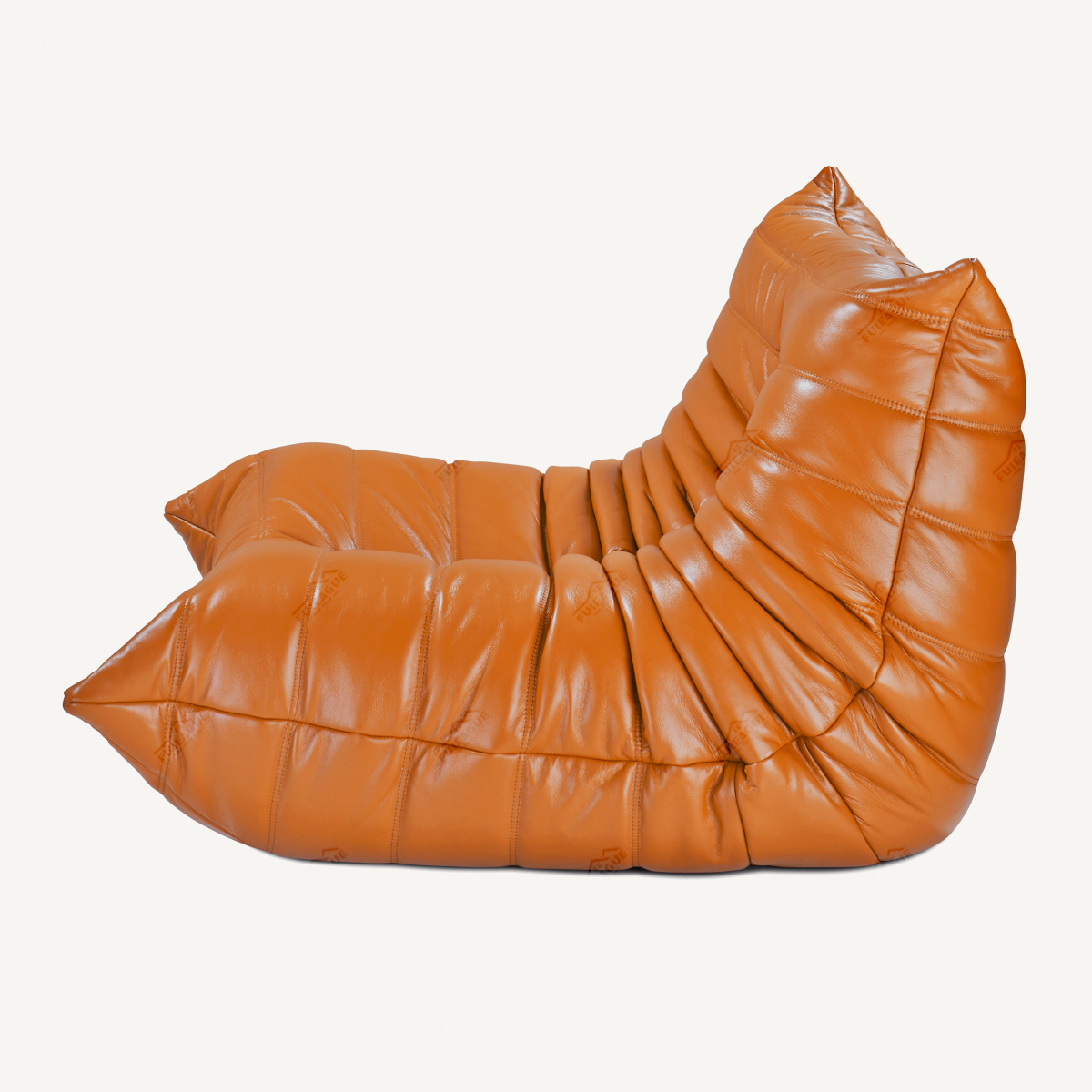 Ducaroy Fireside Chair Replica in Genuine Leather FA233-1S-L