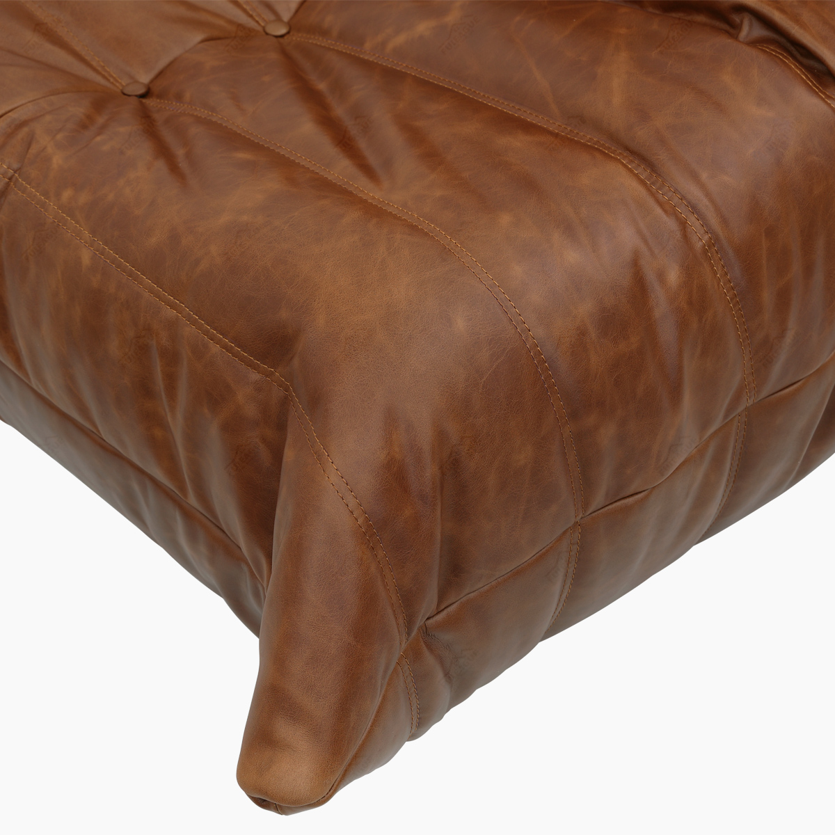 Ducaroy Fireside Chair Replica in Genuine Leather FA233-1S-L