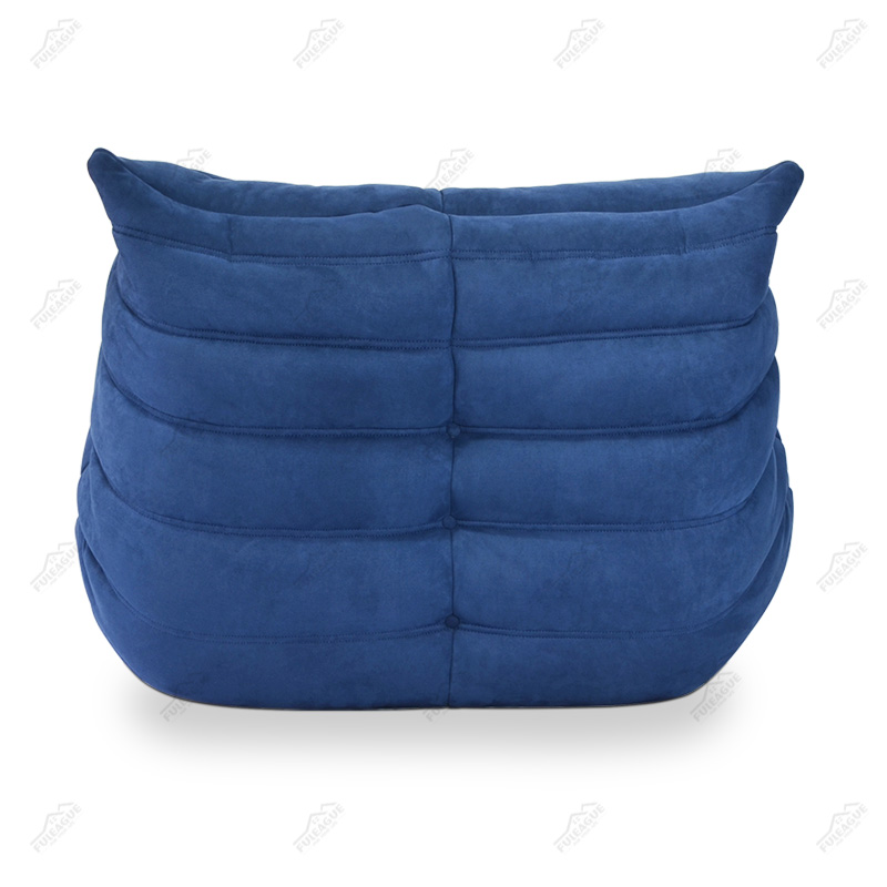 Ducaroy fireside lounge chair & Ducaroy Ottoman Replica in Fabric FA233-1S&O-F